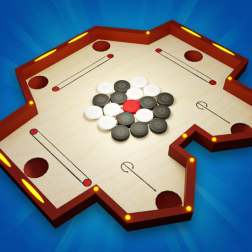 Real Carrom Queen Board Game app icon