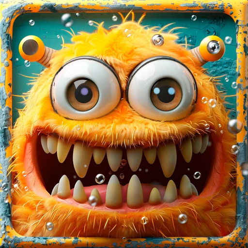 Finger ball games monster pick app icon