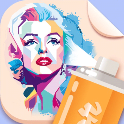 Spray Paint Art Painting Games app icon