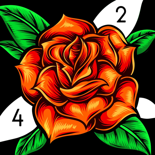 Oil Painting Color by Numbers app icon