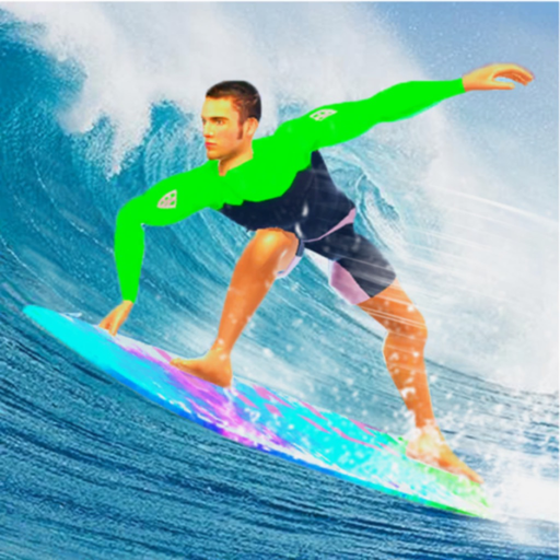 Beach Water Surfing Fun Race app icon