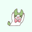 Hachiware Cat stickers! icon