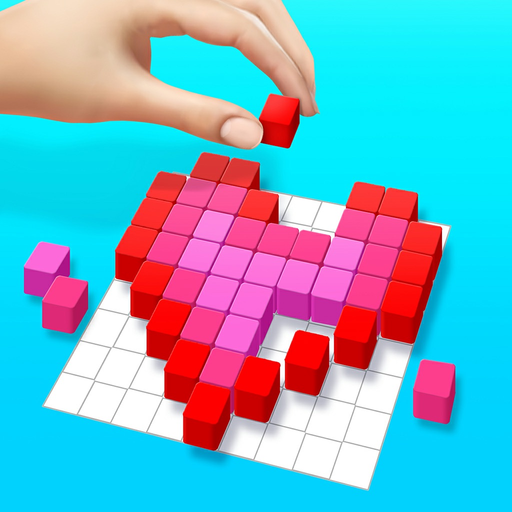 Cubes art - unique puzzle app icon