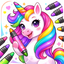My Unicorn Coloring Club Games icon