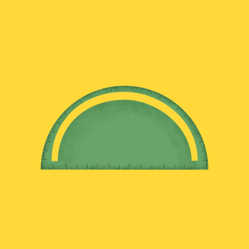 Protractor Edge-angle measure app icon