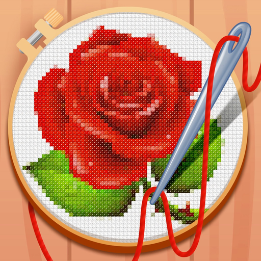 Cross-Stitch: Coloring Book app icon