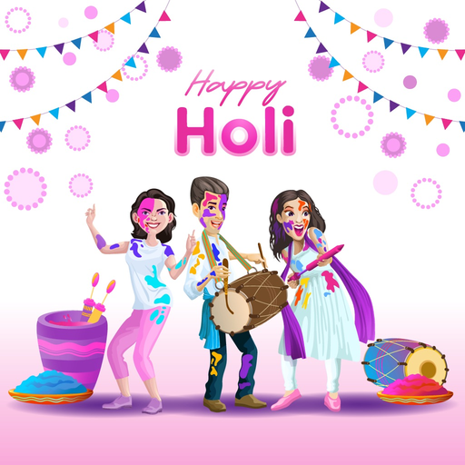 Holi Stickers - Dhuleti Emojis app icon