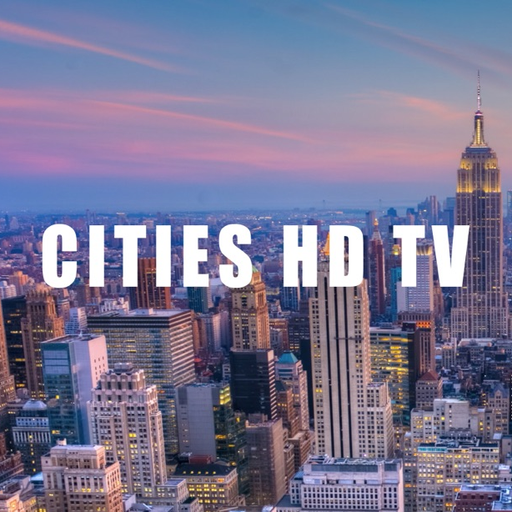 Cities relaxation TV app icon