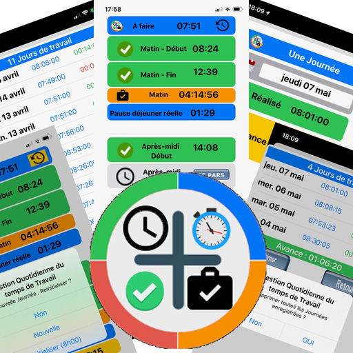 Gestion Quotidienne du Travail app icon