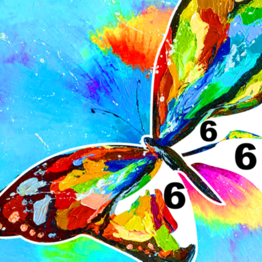 Oil Paint Art: Color By Number app icon