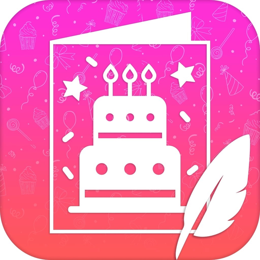 Birthday Photo Frame With Cake app icon