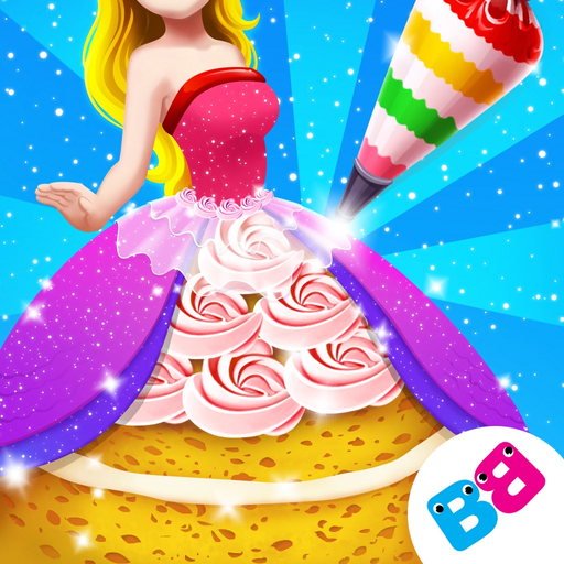 Cake maker & decorating games app icon