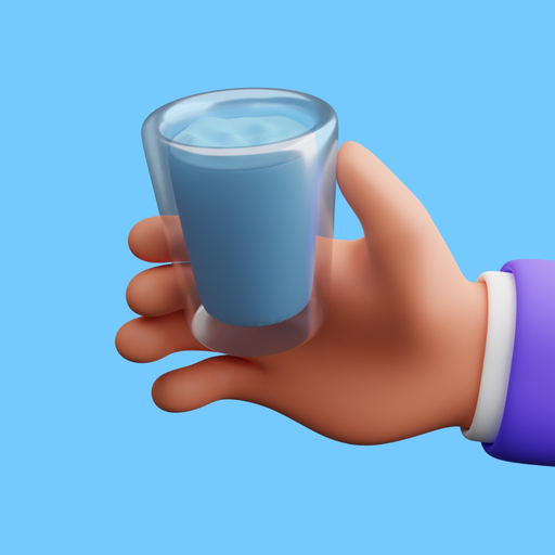 Hydtrack: Drink Water Reminder app icon