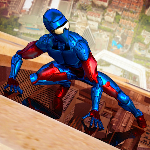 Flying Spider Stickman hero app icon