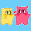 Cute pillow stickers & emoji icon