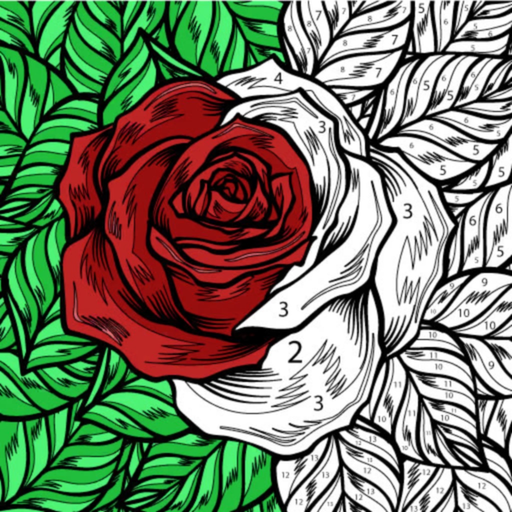 Happy Canvas: Color by Number app icon