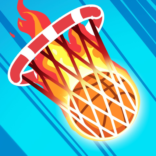 On fire : basketball shots app icon