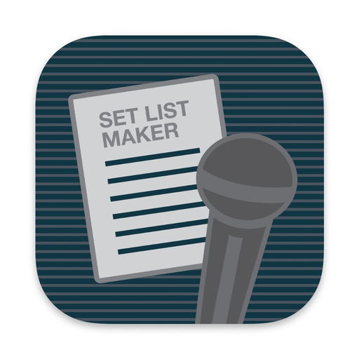 Set List Maker app icon