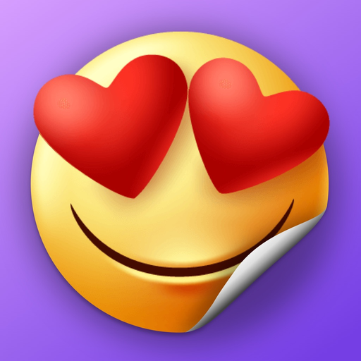 Colorful Stickers & Keyboard app icon