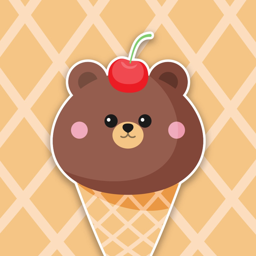 Kawaii Ice Cream Animals app icon