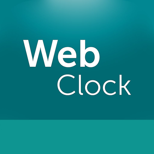 Web Clock app icon