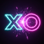 Tic Tac Toe Neon Glow: XO icon