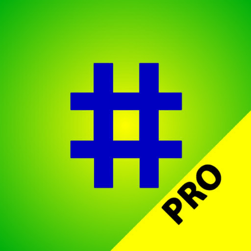 Hashtags em Português Pro app icon