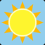 Sun position and path icon
