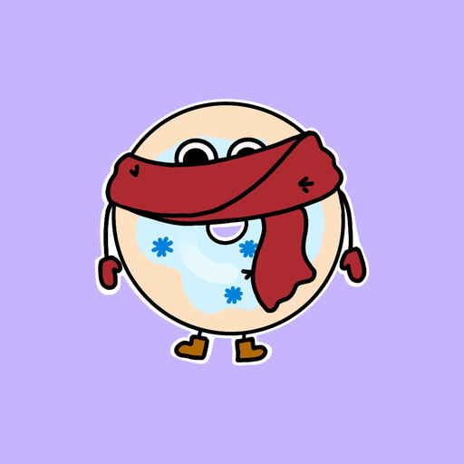 Cute Donuts Stickers app icon
