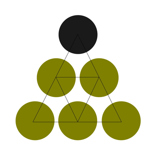 Pebbles: Brainvita senku app icon