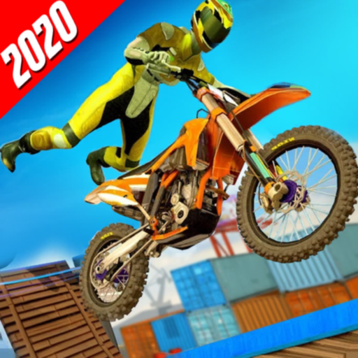 Tricky Bike Stunt Racing Game app icon