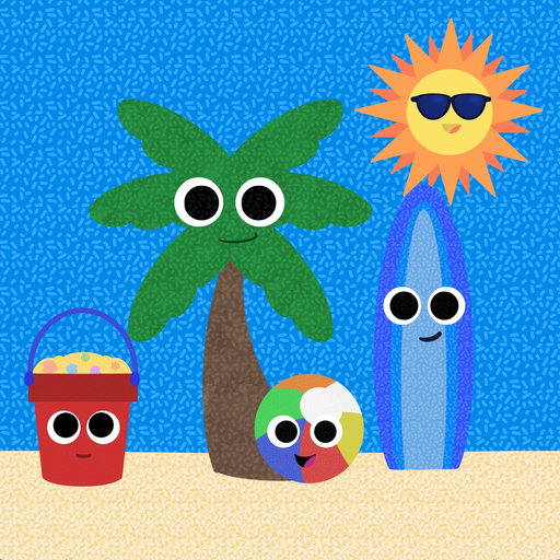 Tropical Vacation Sticker Pack app icon