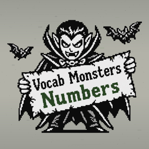Vocab Monsters Numbers app icon