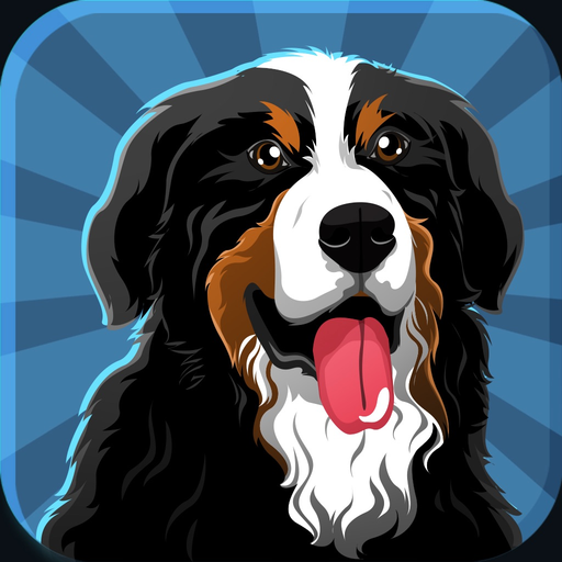 Bernese Mountain Dog Emoji app icon