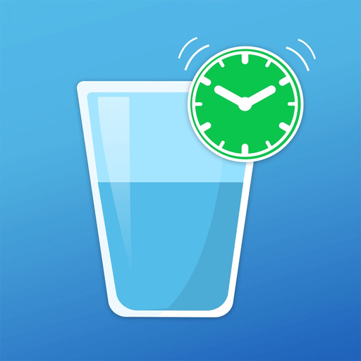 Drink water reminder app icon