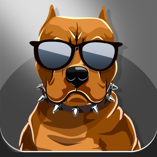 Pit Bull Dogs Emoji Stickers app icon