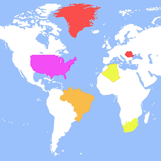 TrueWorld Maps: Country Facts app icon