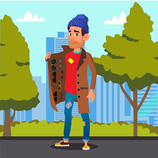 Homeless Trader - Simulator app icon