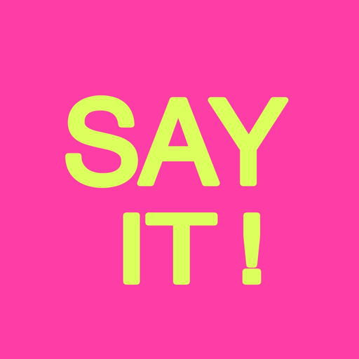 Say It! - Bubble Stickers app icon
