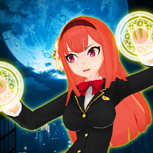 Anime School Girl Fighter RPG app icon