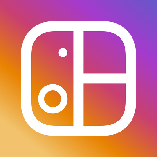 Side by Side Photo Editor Grid app icon