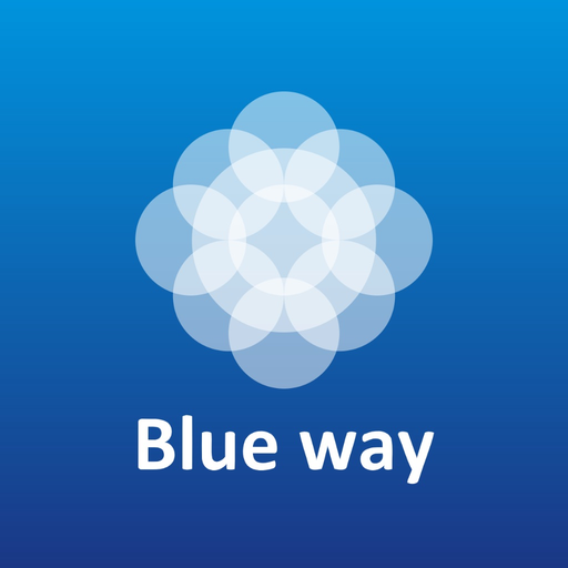 Blue way app icon