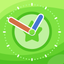 Clockwise - Read the clock icon