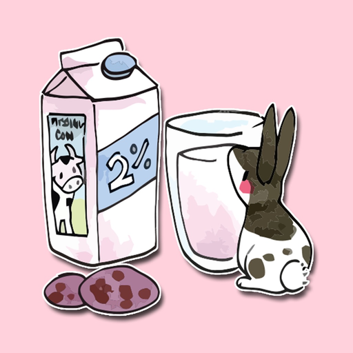 Cookies and Milk Bunnies app icon