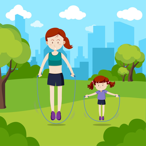 Exercises For Kids At Home app icon