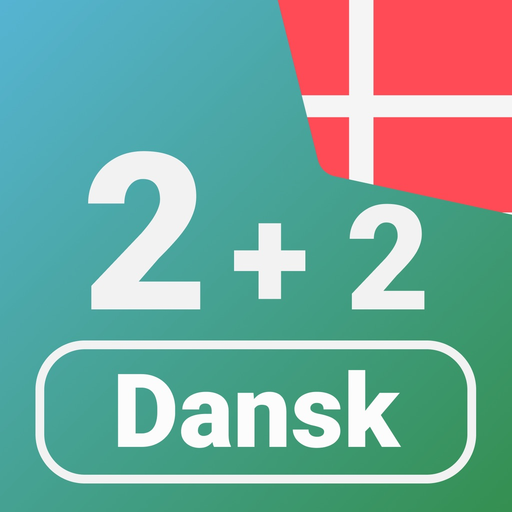 Numbers in Danish language app icon