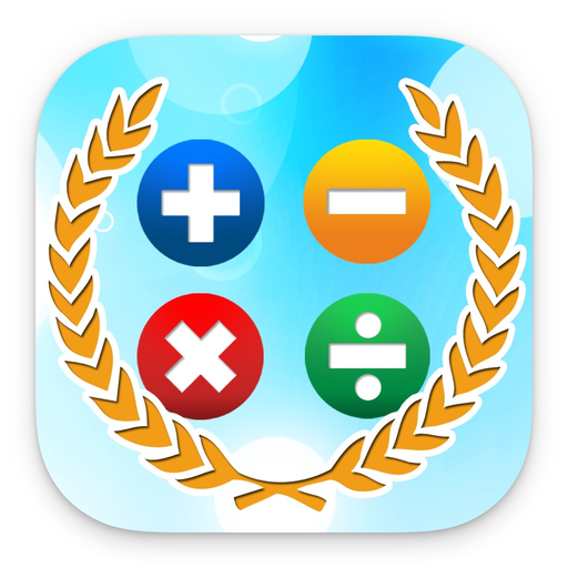 Mental math game for kids app icon