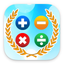Mental math game for kids icon
