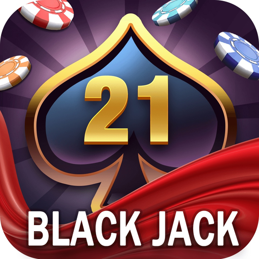 Blackjack 21 offline card game app icon