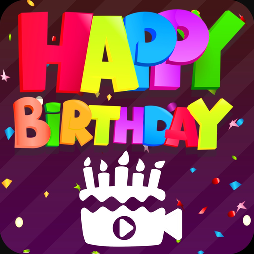 Video Maker Birthday Slideshow app icon